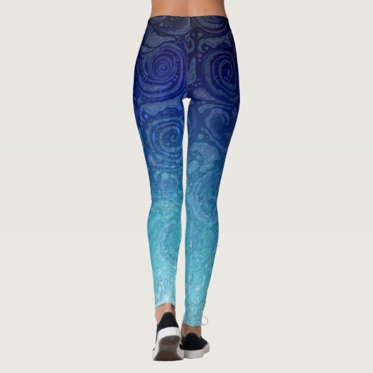 Kleine Chinese gouddraak Leggings (Achterkant)