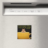 Kleine chipmunk in koffiekopje magneet (Insitu (Vaatwasser))