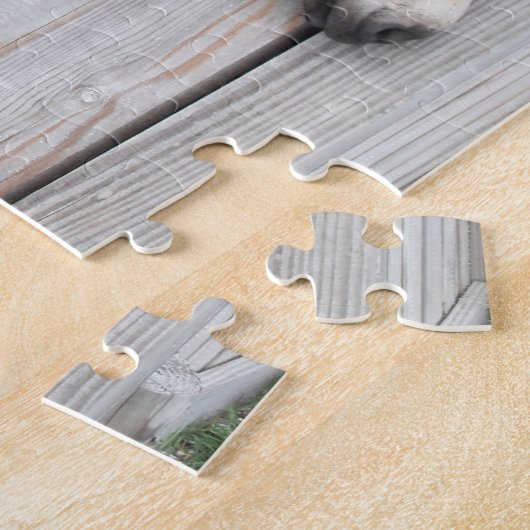 Kleine chocolade ezel legpuzzel (Zijkant)