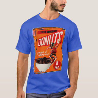 Kleine chocoladedonuts graan t-shirt