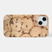 Kleine chocoladekoekjes iPhone 15 case (Achterkant horizontaal)