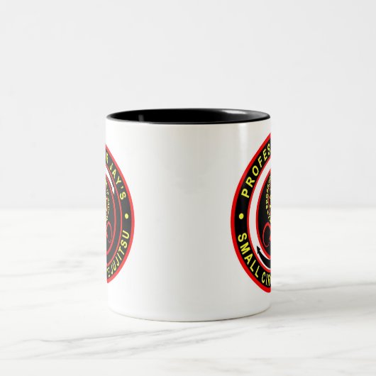 Kleine Circle Jujitsu Coffee-Mok Tweekleurige Koffiemok (Center)