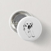 Kleine cirkel, grote Lab Ronde Button 3,2 Cm (Voorkant /achterkant)