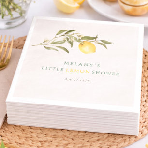 Kleine Citroen Baby Shower Servet