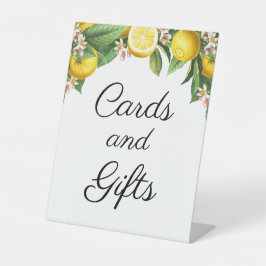 Kleine Citrus Baby shower Kaarten Cadeaus Reclamebord Met Voetstuk
