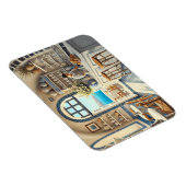 Kleine coffeeshop in Santorini Magneet (Rechterzijde)