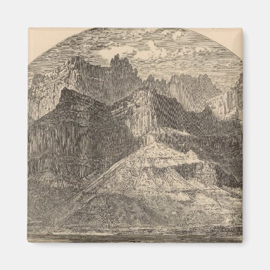 Kleine Colorado-mond Magneet (Voorkant)