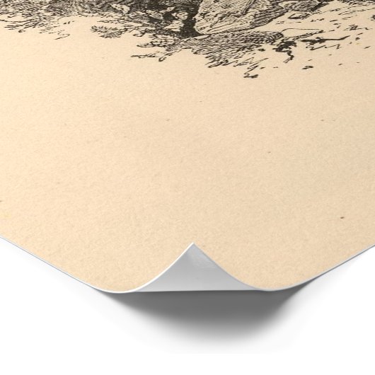 Kleine Colorado-mond Poster (Hoek)