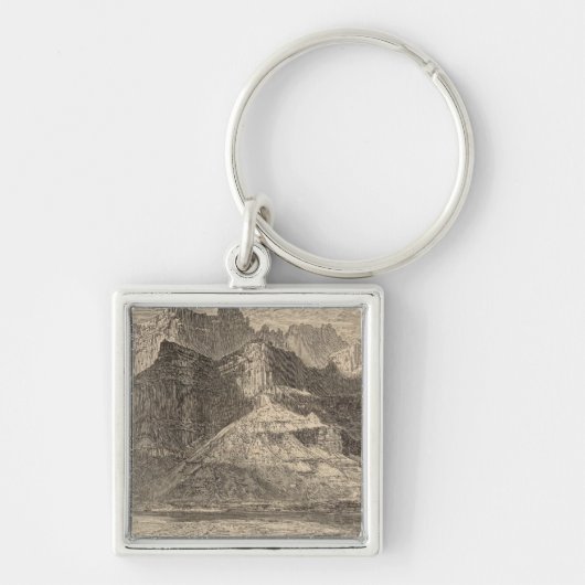 Kleine Colorado-mond Sleutelhanger (Voorkant)