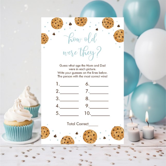 Kleine Cookie Blue Boy Hoe oud waren ze spel (Creator heeft geüpload)