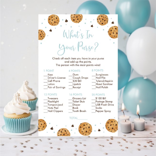 Kleine Cookie Blue Boy Wat zit er in je portemonne (Creator heeft geüpload)