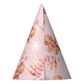 Kleine Cookie Gingerbread Man meisje Verjaardag Feesthoedjes (Achterkant)