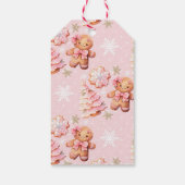 Kleine Cookie Kerstmis Verjaardag Dank u Cadeaulabel (Achterkant)