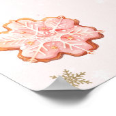 Kleine Cookie Oh Wat leuk Kerstwelkom Poster (Hoek)