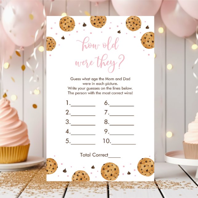 Kleine Cookie Roze Meisje Hoe oud waren ze spel (Creator heeft geüpload)