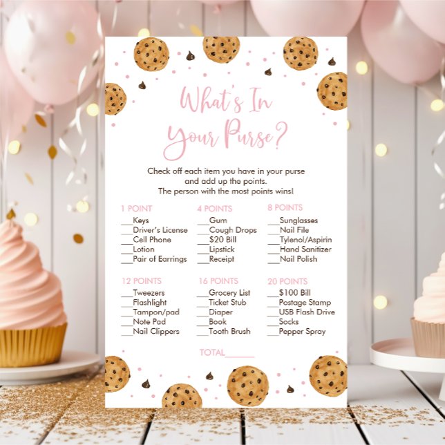 Kleine Cookie Roze Meisje Wat zit er in je portemo (Creator heeft geüpload)