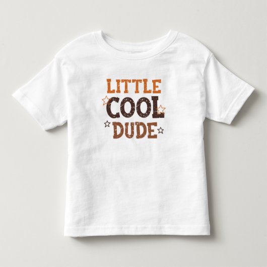 Kleine Coole Kerel Kinder Shirts (Voorkant)