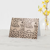 Kleine Corey's laboratorium Sharpie tekening verja Kaart (Gele Bloem)