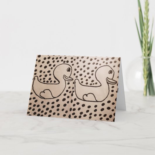 Kleine Corey's laboratorium Sharpie tekening verja Kaart (Voorkant)