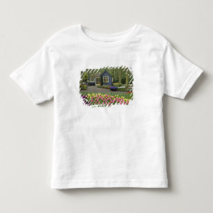 Kleine cottage bloemenwinkel, Keukenhof Tuinen, Kinder Shirts