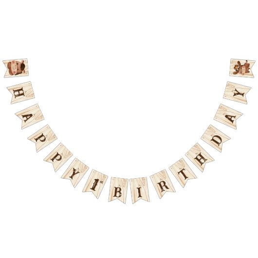 Kleine cowboy 1e rodeo verjaardagsfeest rustig vlaggetjes (Alle)