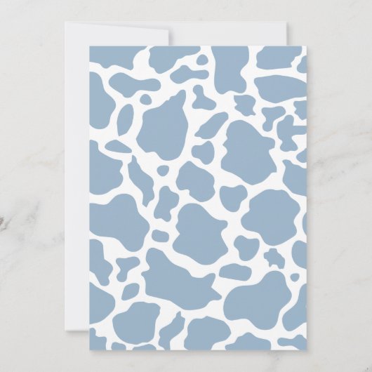 Kleine cowboy 1e verjaardag kaart (Achterkant)