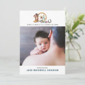 Kleine Cowboy | Aankondiging van een tweeledige ge (Staand voorkant)