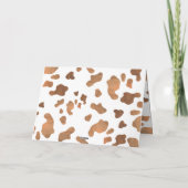 Kleine Cowboy Baby Shower Bedankt (Achterkant)