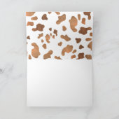 Kleine Cowboy Baby shower Dank u Bedankkaart (Binnen)