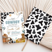 Kleine Cowboy Baby shower Kaart