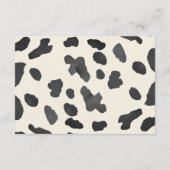 Kleine Cowboy Boeken voor Baby Boy Shower Informatiekaartje (Achterkant)