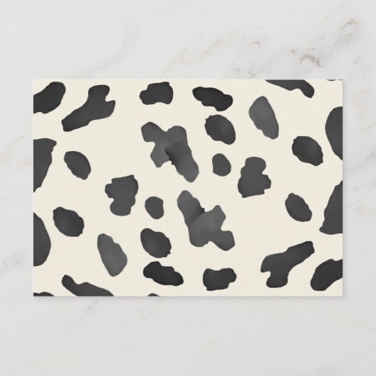 Kleine Cowboy Boeken voor Baby Boy Shower Informatiekaartje (Achterkant)