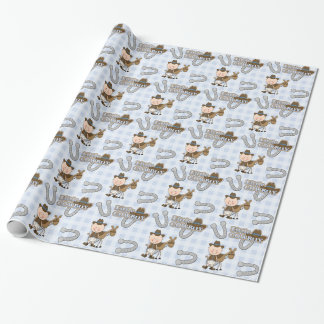 Kleine Cowboy Cadeaupapier
