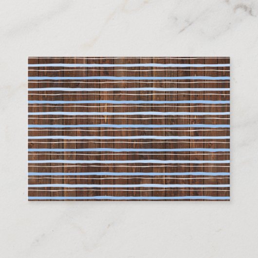 Kleine Cowboy-display Geen Baby shower met ompakke Informatiekaartje (Achterkant)