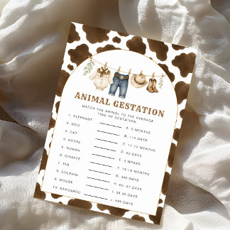 Kleine Cowboy Dracht Baby Shower Spel