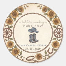 Kleine Cowboy Jongen Baby Borrel