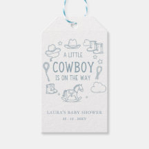 Kleine Cowboy Jongen Baby Shower