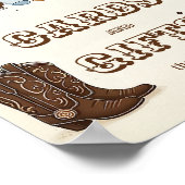 Kleine cowboy Kaarten en geschenken boek poster (Hoek)