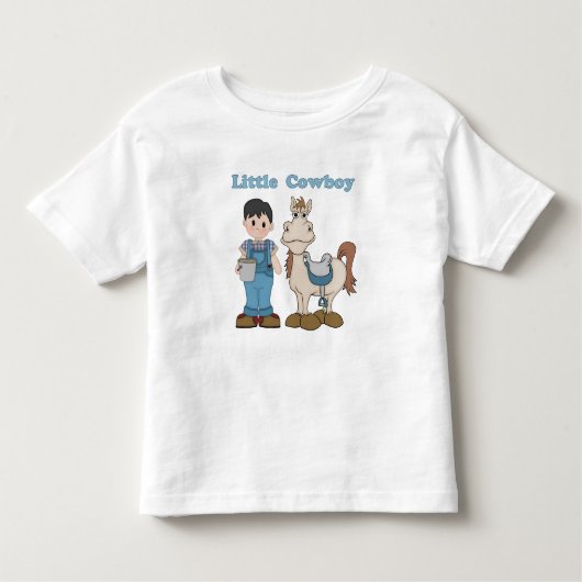 Kleine Cowboy Kinder Shirts (Voorkant)