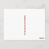 kleine cowboy met Pistolen Valentijn Briefkaart (Achterkant)