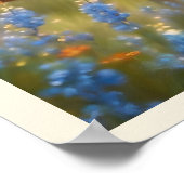 Kleine cowboy op het hek jongen's slaapkamer kunst poster (Hoek)