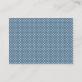 Kleine Cowboy Polka Dots Baby shower Luier Raffle Informatiekaartje (Achterkant)