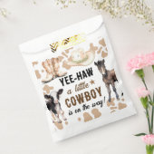 Kleine Cowboy Rodeo Baby shower Bedankzakje (Gezegeld)