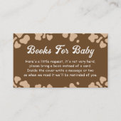 Kleine Cowboy Rodeo Boeken Baby shower Informatiekaartje (Voorkant)
