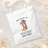 Kleine Cowboy | Rustiek Western Baby shower Favor Bedankzakje (Geknipt)