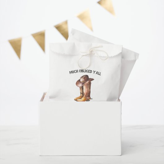 Kleine Cowboy | Rustiek Western Baby shower Favor Bedankzakje (Feest)