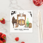 Kleine Cowboy | Rustieke Land Westerne Saloon Servet (Insitu)