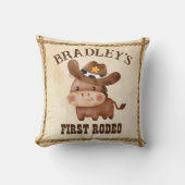 Kleine cowboy schattige baby-paard kussen (Voorkant)