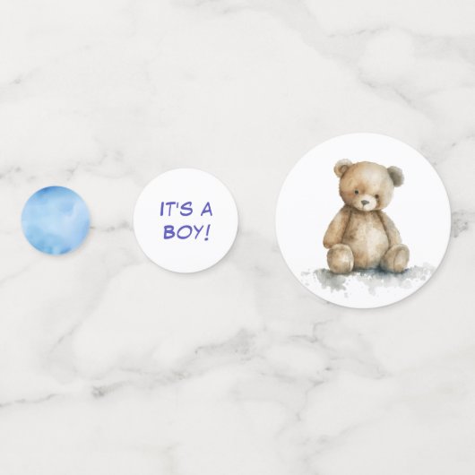 Kleine Cowboy thema Baby shower Confetti (Voorkanten)