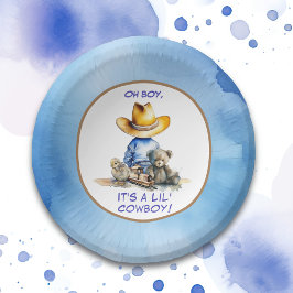 Kleine Cowboy thema Baby shower Papieren Kommen
